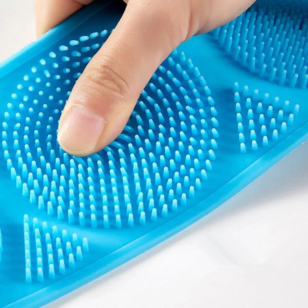 Silicone Bath Scrubber  Dual-Purpose Massage  Exfoliation Mat - Product detail 15