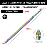 Professional Phillips Screwdriver Bit Set  Rainbow Titanium Steel Impact Bits - Product detail 16
