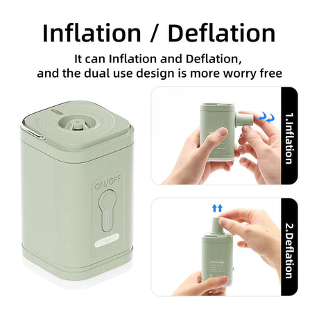 Portable Air Compressor  Digital Mini Wireless Inflator - Product showcase