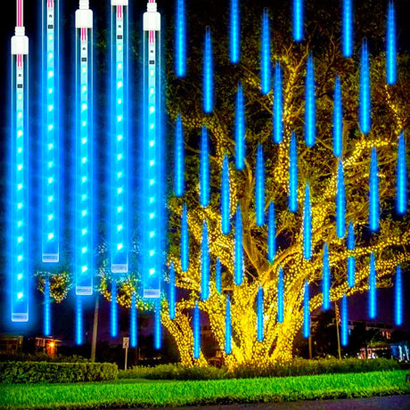 LED Meteor Shower Lights  Waterproof Cascading Outdoor Tubes - Product detail 10