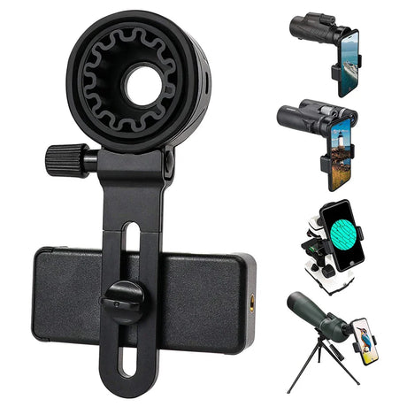 Universal Phone Scope Mount  Adjustable Telescope  Binocular Adapter - Product showcase