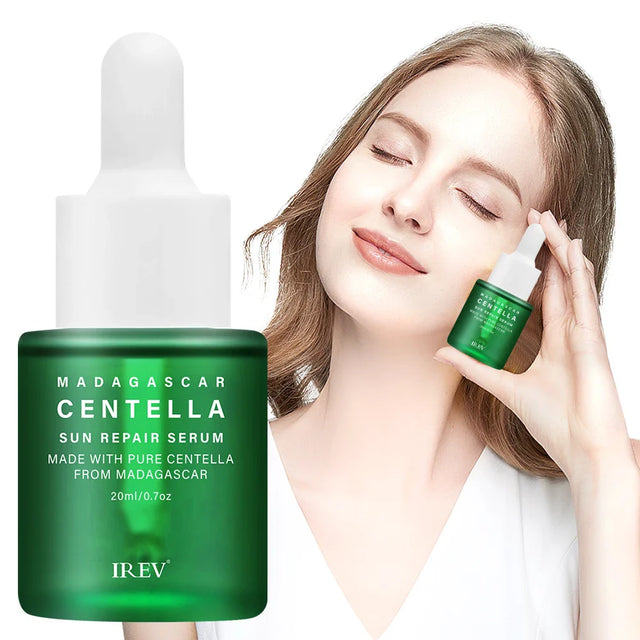 Centella Facial Serum  Madagascar Sun Repair Formula - Product showcase