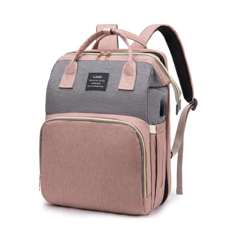 Convertible Diaper Backpack  Anti-Mosquito Portable Bassinet Design - Product detail 15