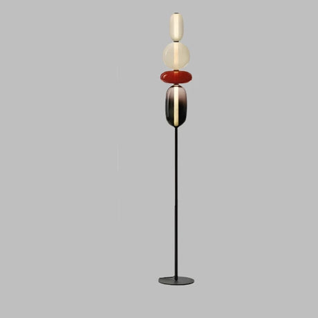 Modern Floor Lamp  Stacked Glass Spheres Design - Product detail 19