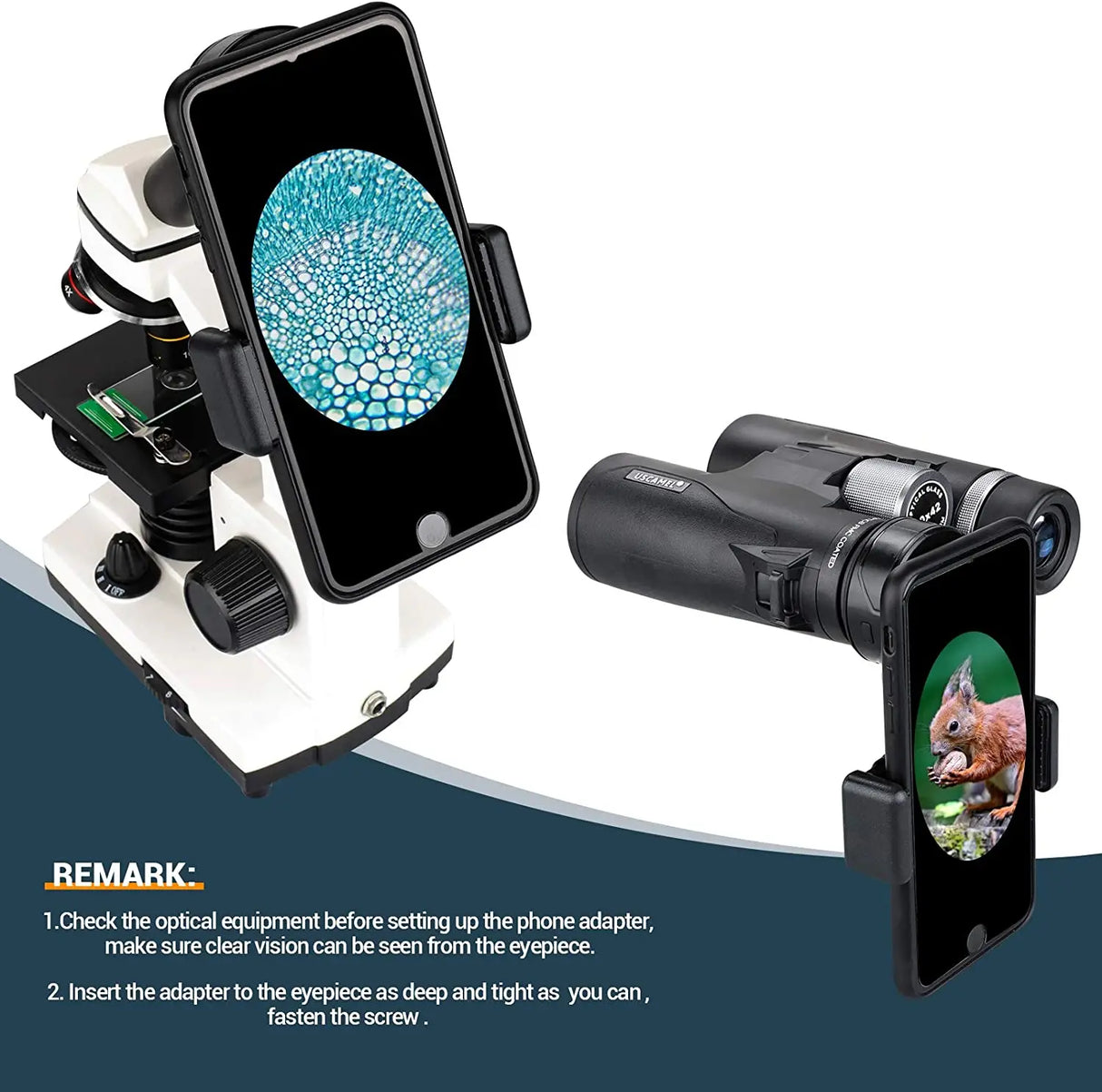 Universal Phone Scope Mount  Adjustable Telescope  Binocular Adapter - Product detail 6