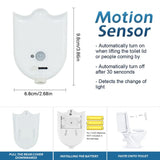 Motion Sensor Toilet Light  LED Bowl Projector With Night Guide - Product detail 9