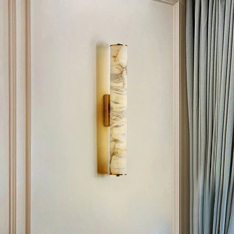 Marble Wall Light  Modern LED Cylinder Sconce - Product detail 4