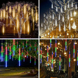 LED Meteor Shower Lights  Waterproof Cascading Outdoor Tubes - Product detail 6