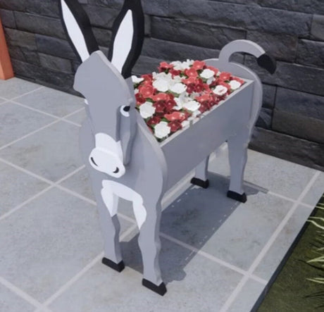 Animal Garden Planter  Shiba Inu Design With Flower Holder - Product detail 13