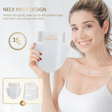 LED Light Therapy Mask  Professional Face  Neck Treatment - Detailed view