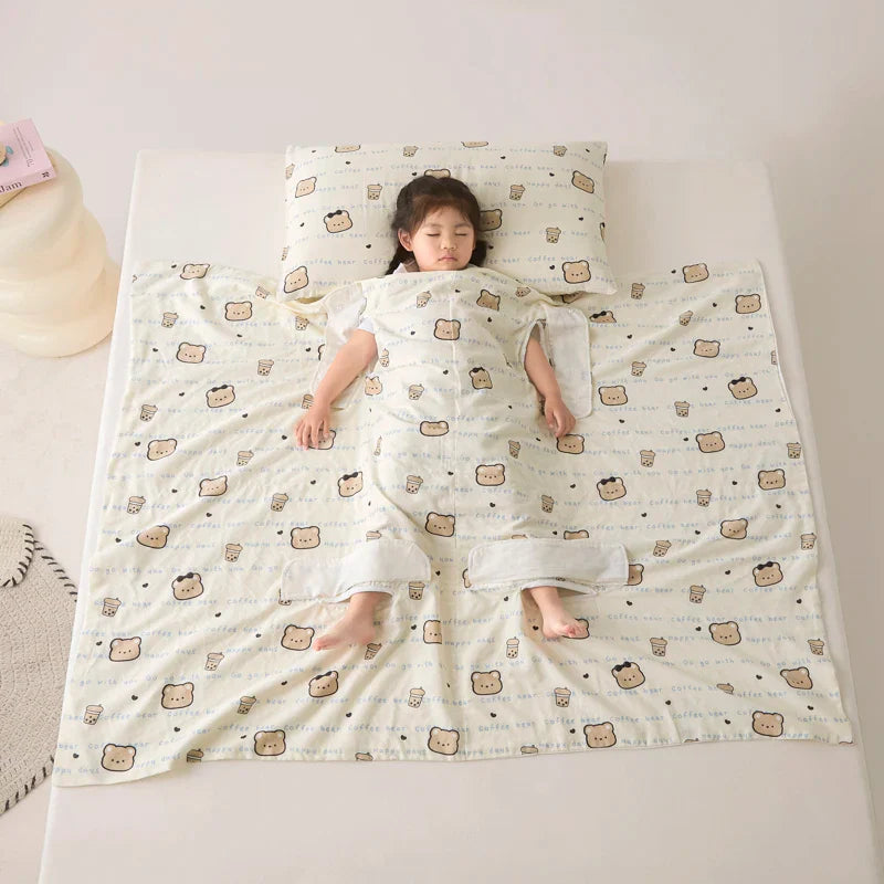 Kids Sleep Comfort Blanket  Stay-Put Design With Foot Pocket - Product detail 13