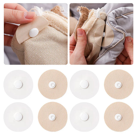 Duvet Cover Fasteners  Adhesive Corner Snaps Set - Product showcase