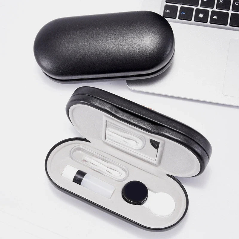 Double Layer Glasses Case  Contact Lens Storage System - Product detail 4