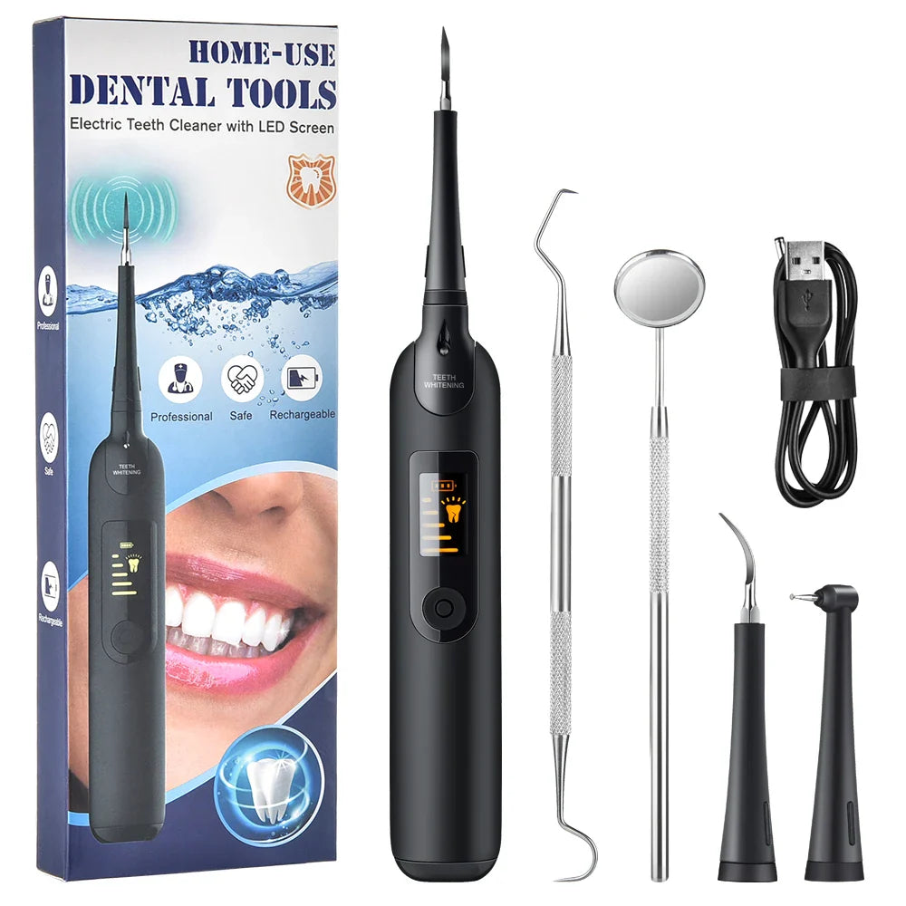 Electric Dental Scaler  Professional LED Display Teeth Cleaner - Product showcase