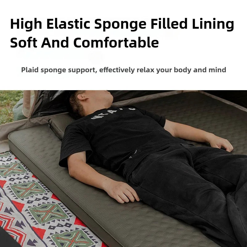 Self-Inflating Camping Mattress  Portable Air Bed With Built-in Pump - Product detail 5