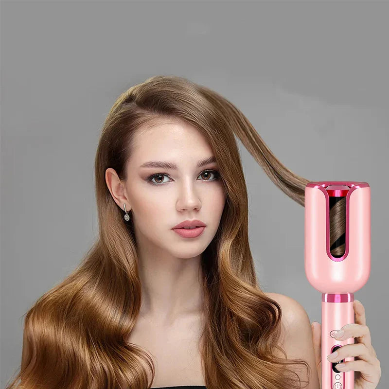 Auto Ceramic Curling Wand  Smart U-Shaped Hair Styler - Product detail 4