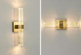 Modern Crystal Wall Light  Bubble Glass Gold Finish - Product detail 6