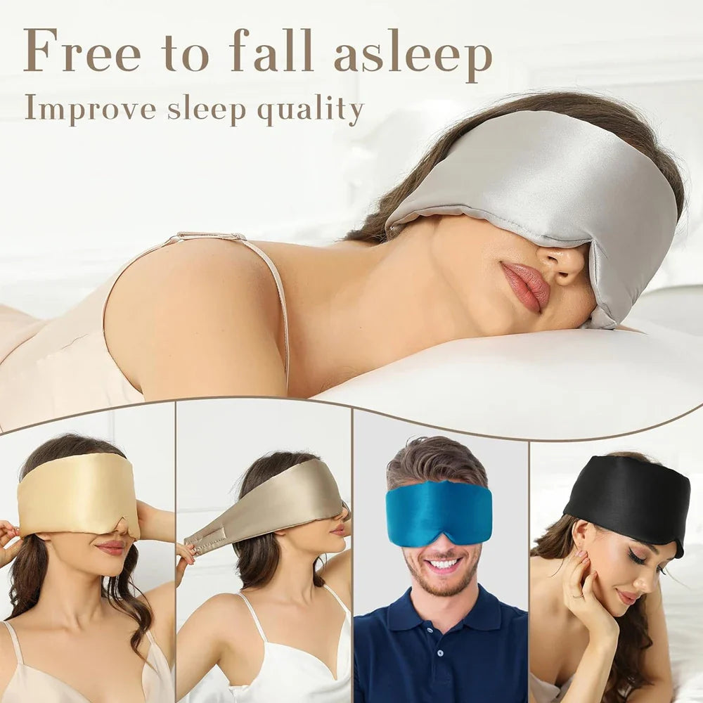 Mulberry Silk Sleep Mask  Luxury Light Blocking Design - Product detail 6