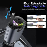 Smart Car Charger  LED Star Projector With Air Freshener - Product detail 4
