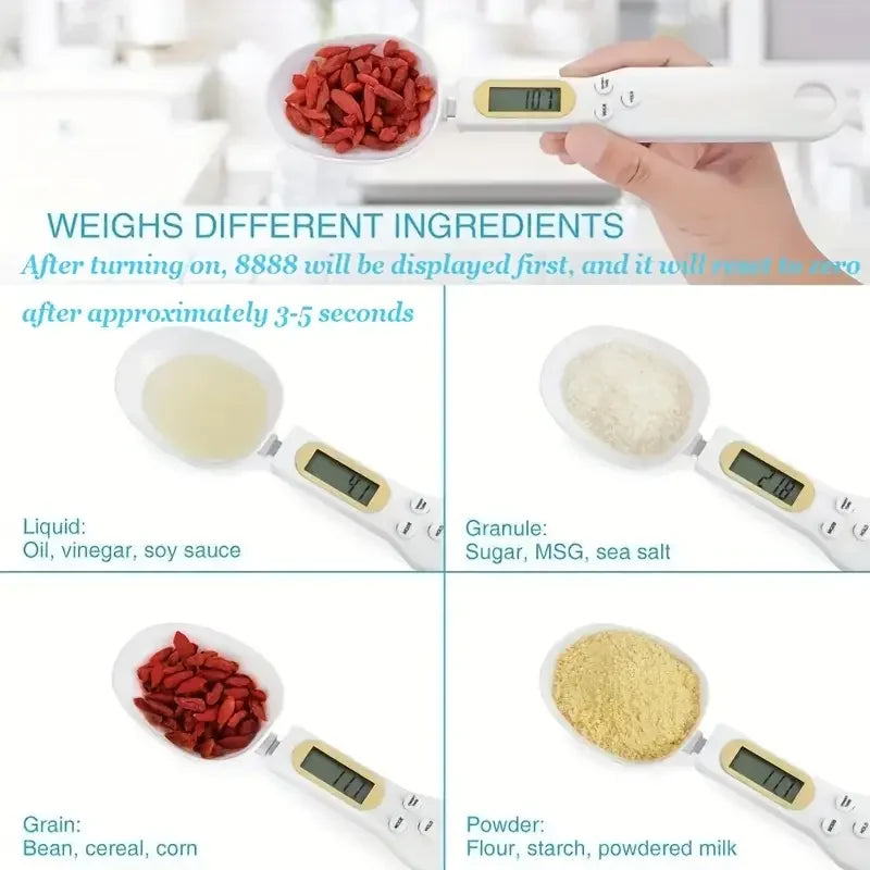 Digital Kitchen Scale Spoon  LCD Display Precision Measuring Tool - Product detail 8