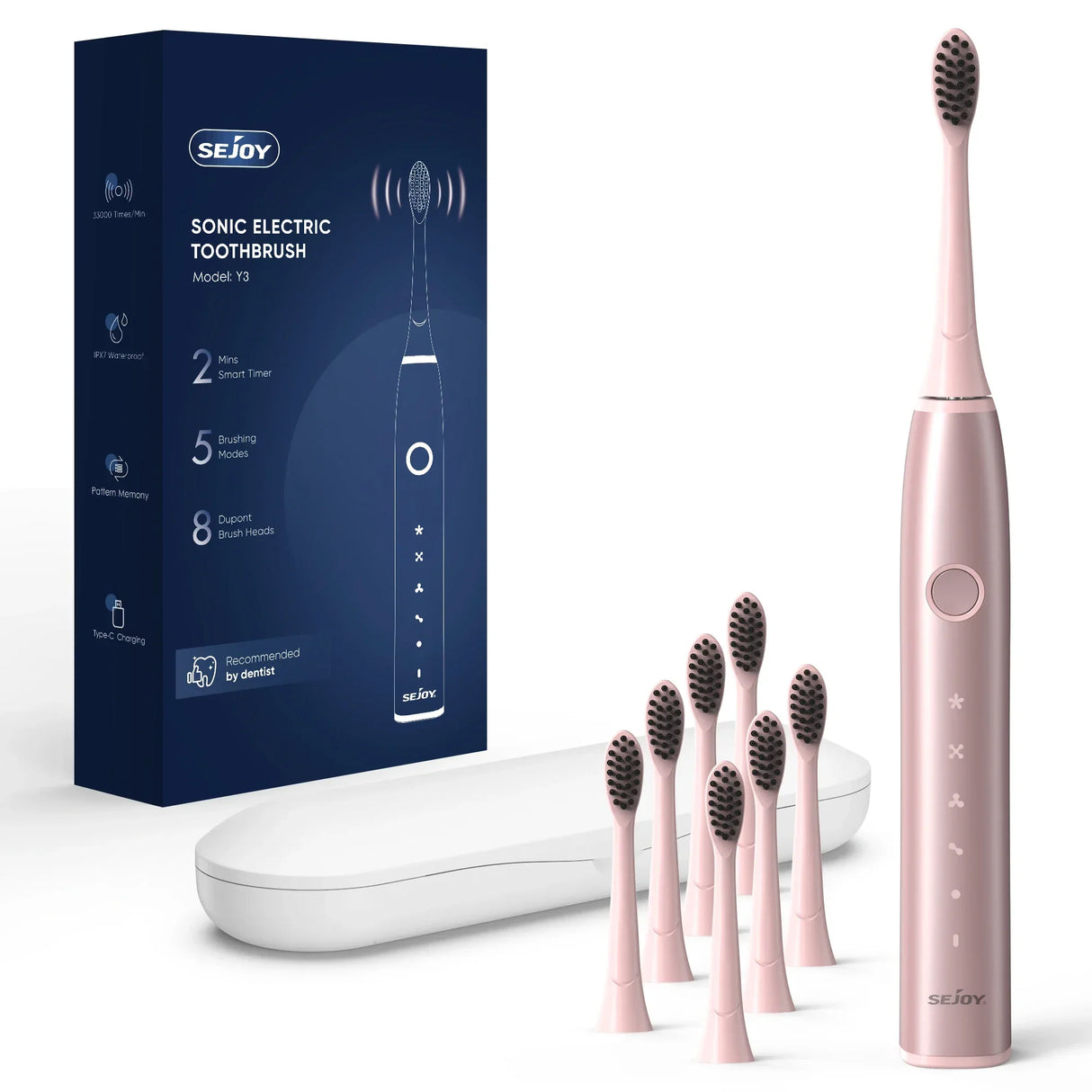Sonic Electric Toothbrush  5 Modes with Smart Timer - Product detail 9