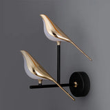 Bird Wall Lamp  Gold Accent Modern LED Light - Product detail 6
