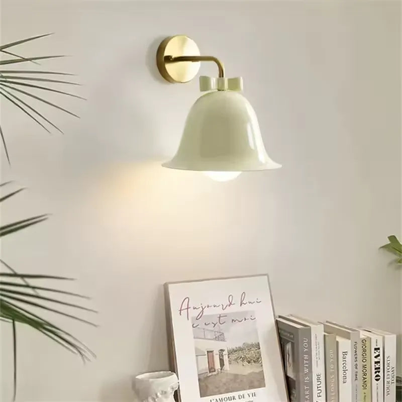 Bell Wall Light  Modern Scandinavian Design With Bow Accent - Product detail 8