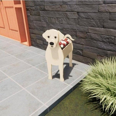 Boston Terrier Planter  Decorative Garden Dog Sculpture - Product detail 19