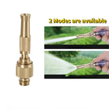 Brass Garden Hose Nozzle  High Pressure Adjustable Spray - Product example