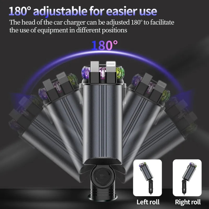Smart Car Charger  LED Star Projector With Air Freshener - Product detail 6