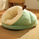 Cozy Pet Slipper Bed  Plush Coral Fleece Winter Nest - Product detail 7