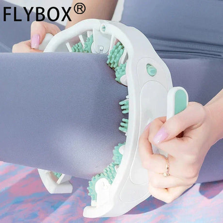 Ergonomic Body Massager  14-Wheel Therapeutic Roller Design - Product showcase