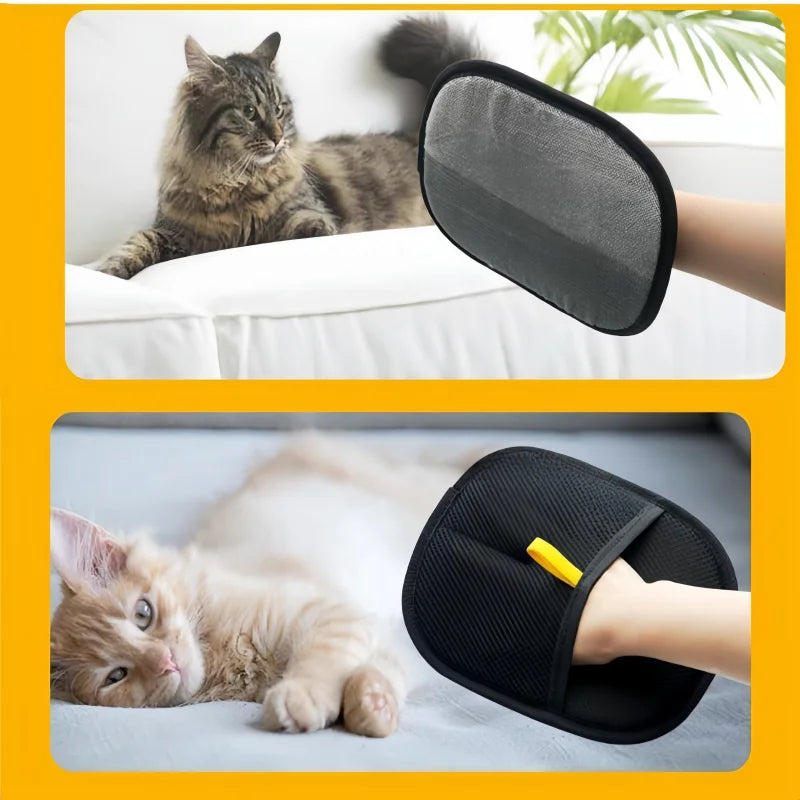 Pet Hair Removal Glove  Silicone Grooming Tool For Furniture  Fabrics - Product detail 4