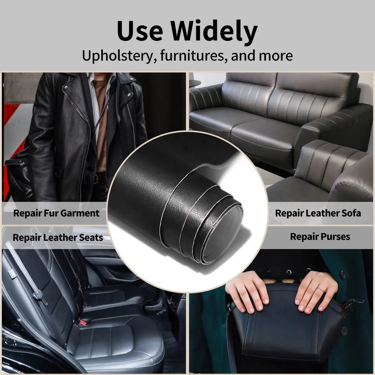 Leather Repair Patch  Self-Adhesive PU Material for Furniture and Accessories - Product detail 4