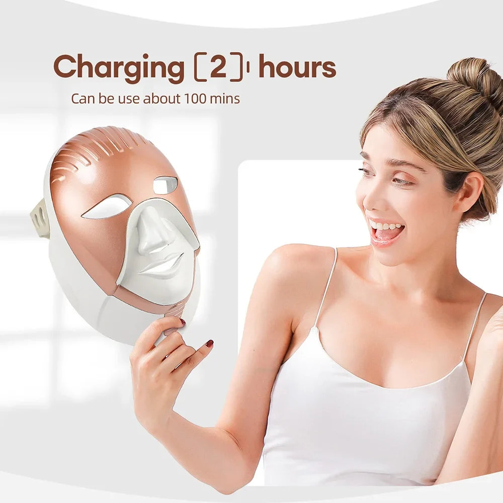 LED Light Therapy Mask  7-Color Skin Treatment Device - Product detail 4