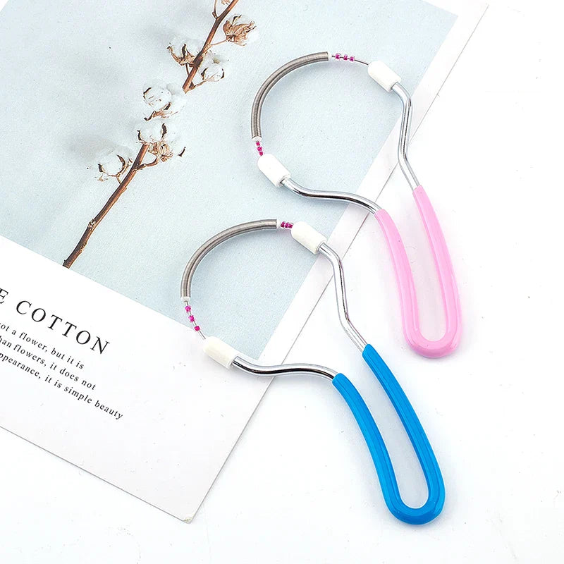 Facial Hair Removal Spring  Stainless Steel Epilator Tool - Product example