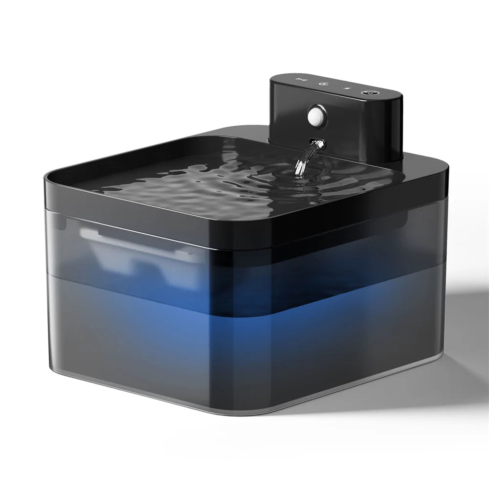 Smart Pet Water Fountain  Motion Sensor Activated Filter System - Product showcase