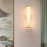 Modern Marble Wall Light  Gold Copper Accent - Product example