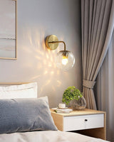 Scandinavian Globe Wall Light  Brass Finish with Adjustable Arm - Product detail 7