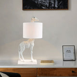 Safari Table Lamp  Gold Giraffe Design with White Shade - Product detail 6