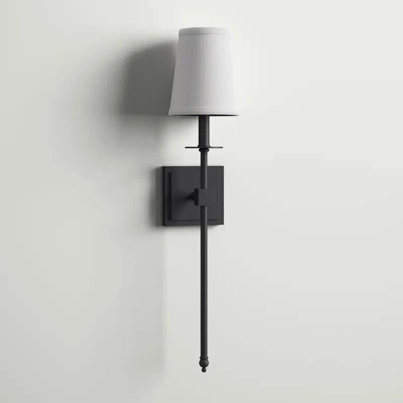 Modern Wall Sconce  Brushed Gold Crystal Accent - Product detail 7