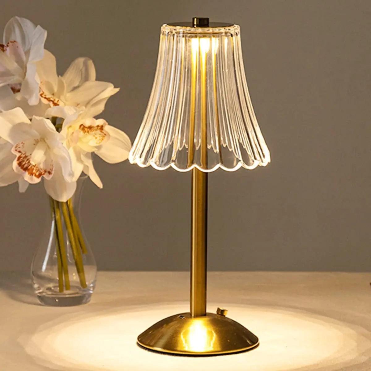 Crystal Table Lamp  Touch Control LED Lighting - Product detail 5
