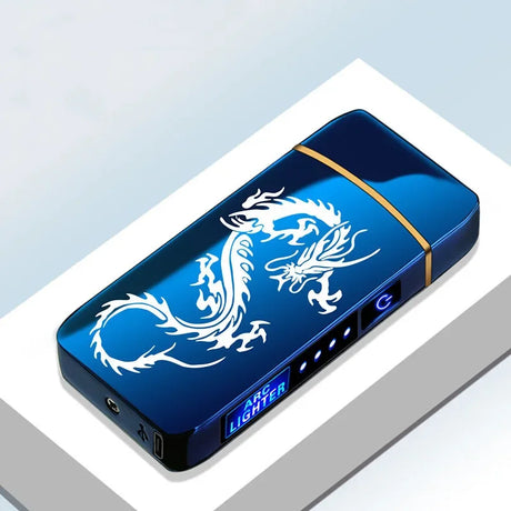 Plasma Arc Lighter  Blue Metal Double Arch Design - Product detail 16