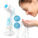 Electric Facial Cleansing Brush  3-in-1 Sonic Technology System - Product showcase