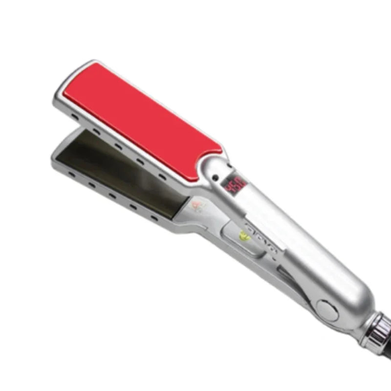 Professional Wide Plate Hair Straightener  Digital Titanium Styling Iron - Product detail 7