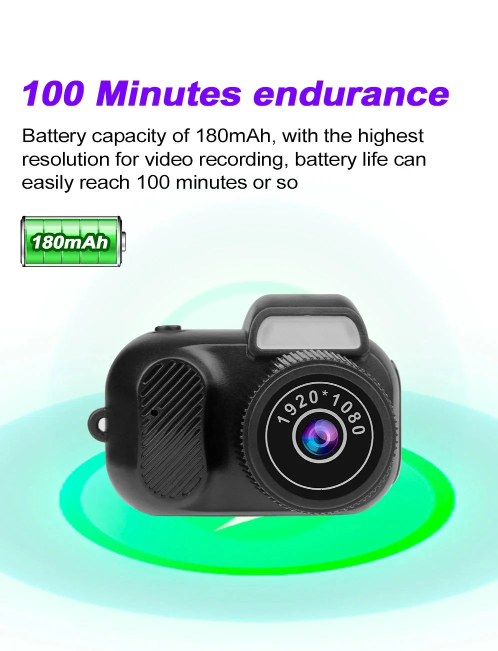 Mini HD Camera Keychain  1080P Digital Video Recorder - Product detail 8