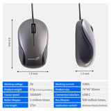 USB Type C Retractable Mouse  Compact Travel Design - Product detail 12