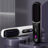Ceramic Hair Straightening Brush  Digital Temperature Control - Product example