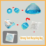 Kids Beach Tent  Pop-Up UV Protection Shelter With Pool - Product detail 5