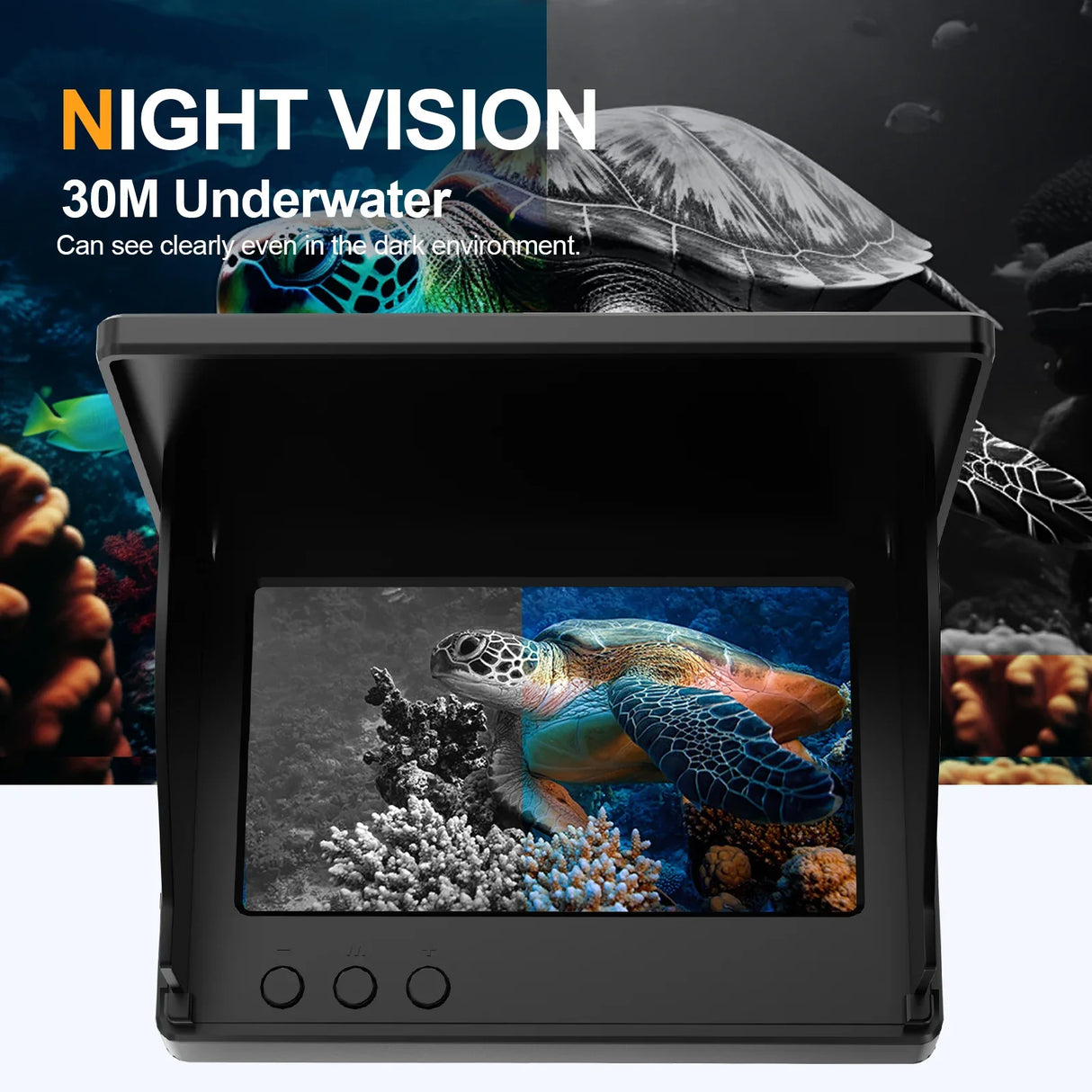 Underwater Fish Finder Camera  HD Display with Night Vision - Detailed view